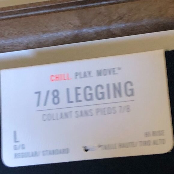 Aerie Chill Play Love 7/8 Hi-Rise Leggings Size L NWT - Picture 3 of 5